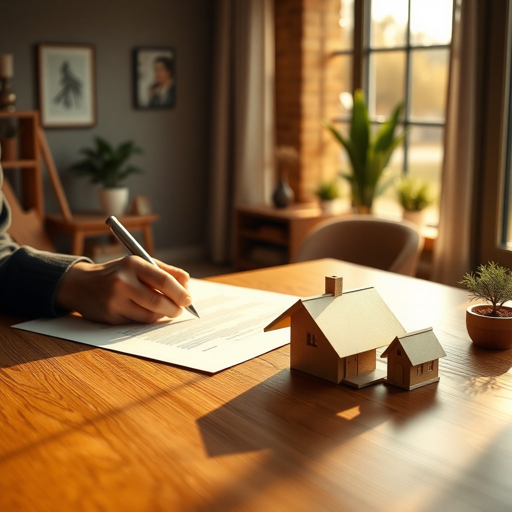Auction deal hunter · deed signing · property transfer